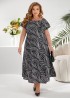 Платье с принтом NU-1410A18