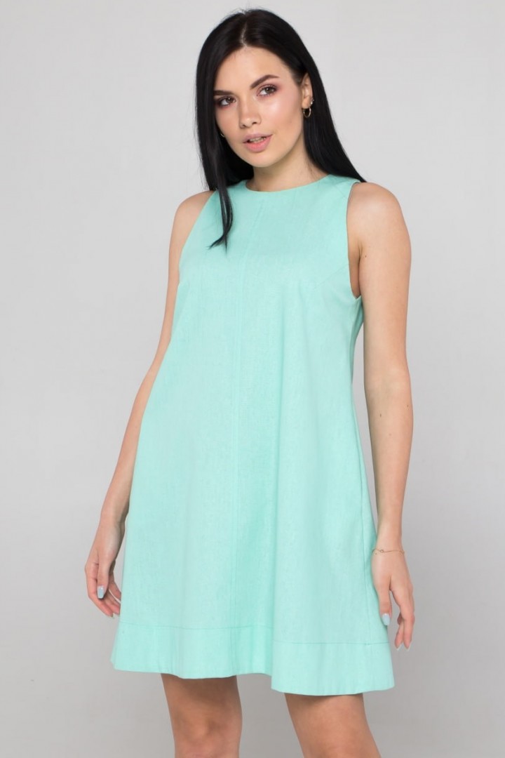 Льняное платье OZM-098A130