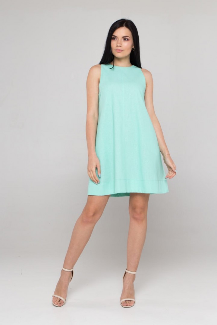 Льняное платье OZM-098A130