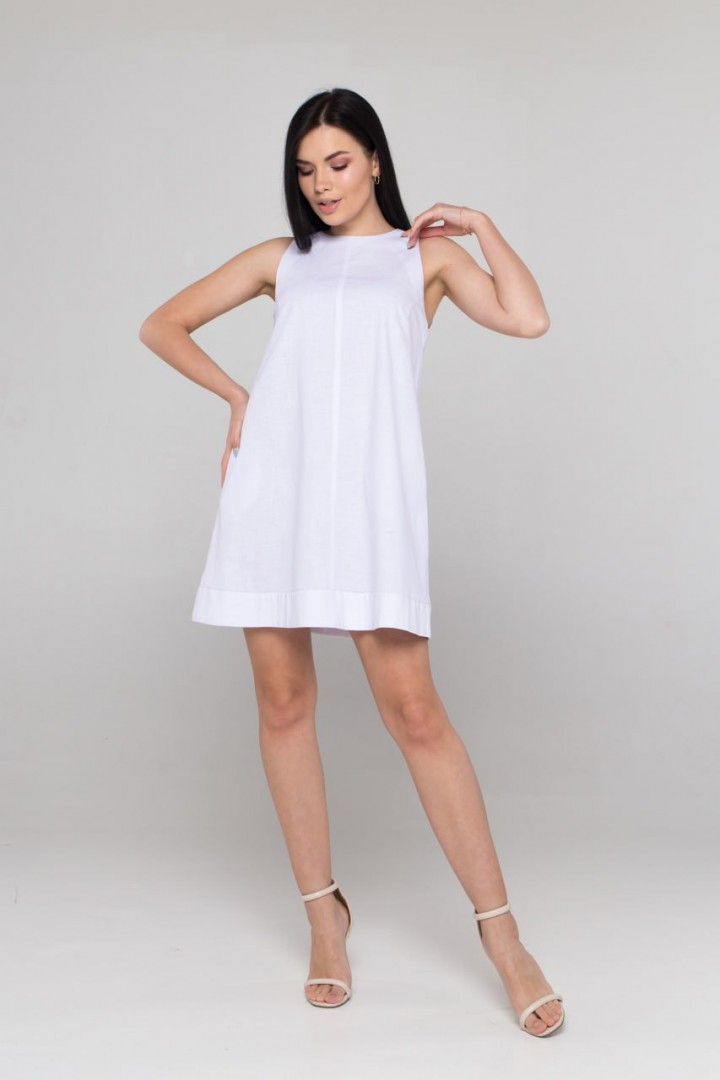 Льняное платье OZM-098A130