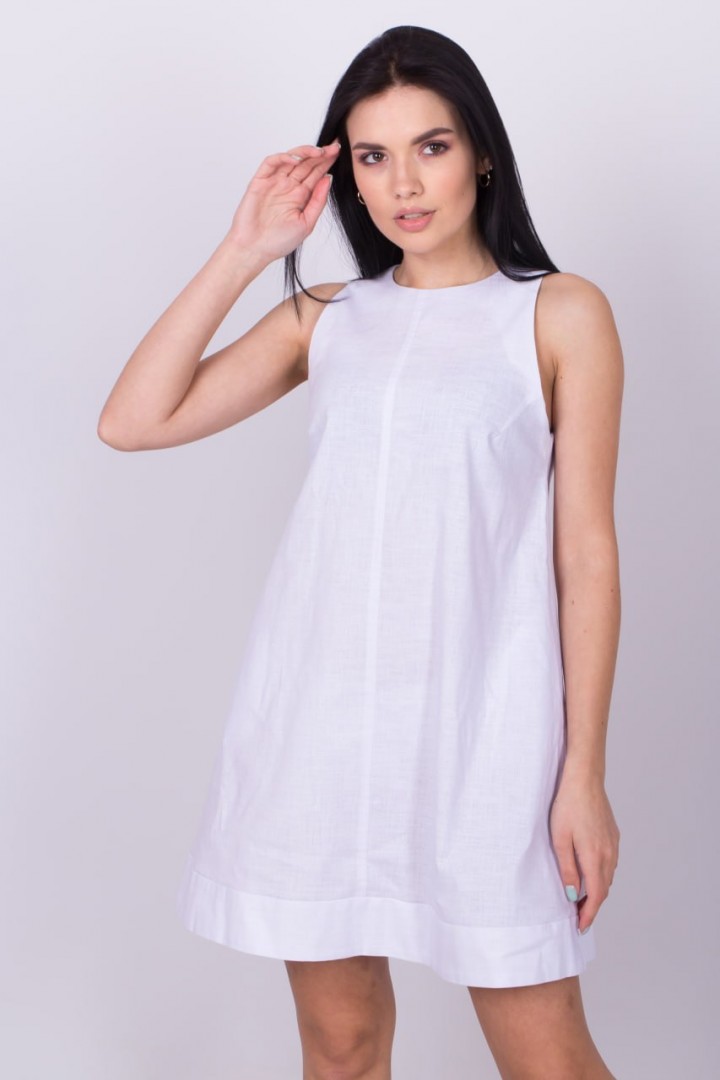 Льняное платье OZM-098A130