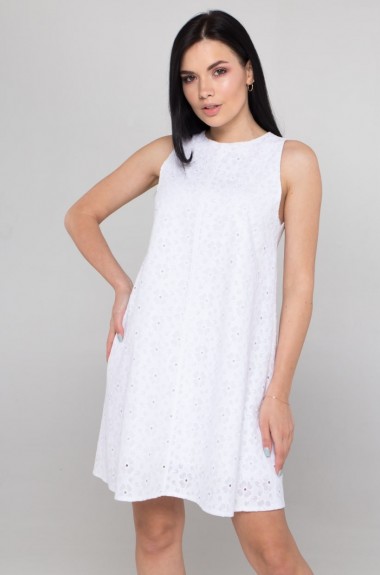 Белое платье OZM-098.1A130