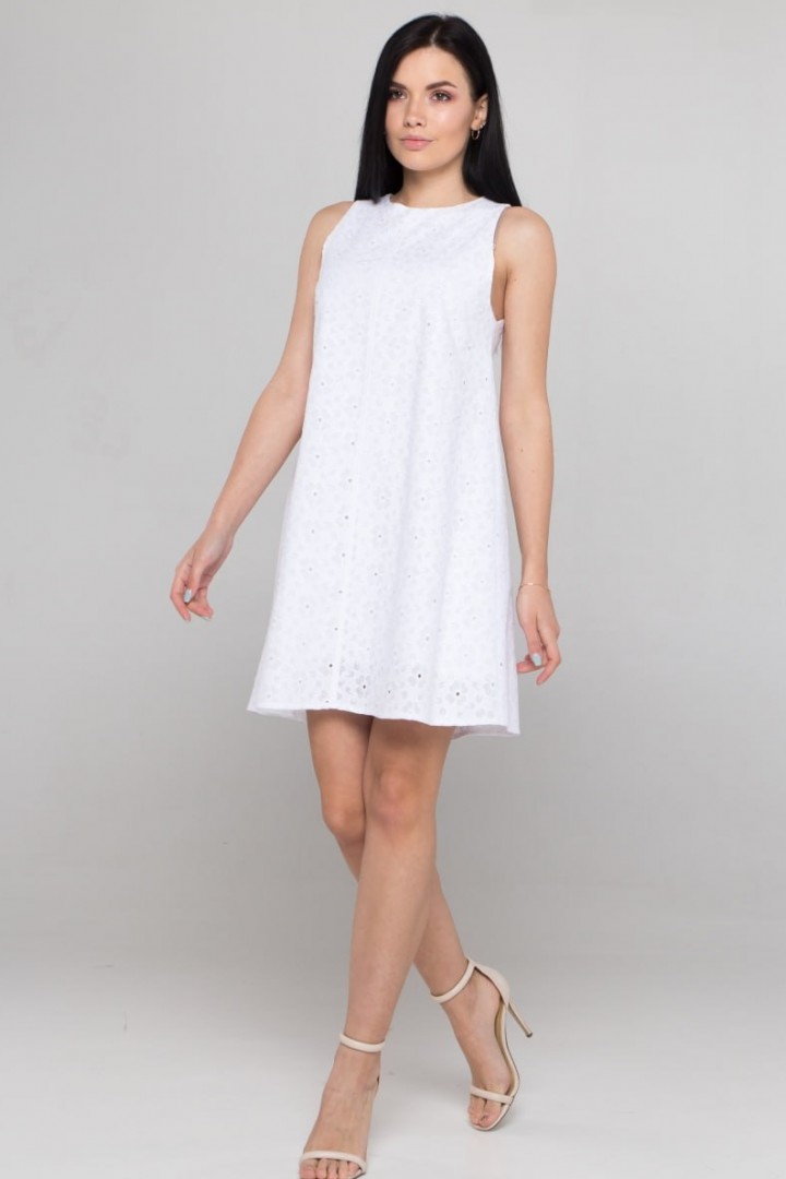 Белое платье OZM-098.1A130