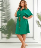 Платье рубашка из льна SD-044A500