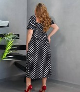 Платье летнее миди с разрезом на ноге BEL-139A18