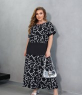 Брючный костюм женский большого размера BEL-138A20