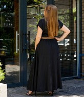 Льняное платье длинное BEL-731A23