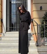 Льняной костюм с юбкой  DN-250A750