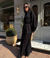 Льняной костюм с юбкой  DN-250A750