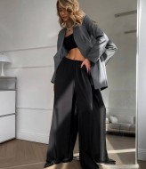 Шелковые брюки на резинке KL-830A350