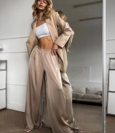 Шелковые брюки на резинке KL-830A350