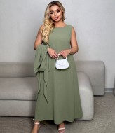 Платье с накидкой  YBY-877A600