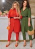 Стильный брючный костюм женский  BEL-123A17