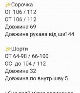 Костюм 2-ка шорты + рубашка RAB-677A589