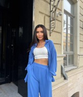 Костюм женский летний с брюками VM-10477A500