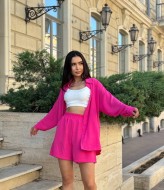 Женский костюм с шортами летний VM-10478A420