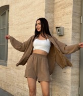 Женский костюм с шортами летний VM-10478A420