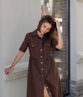 Платье льняное длинное LID-905A900