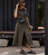 Платье льняное длинное LID-905A900