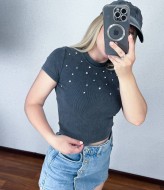 Футболка с камнями ON-08A360