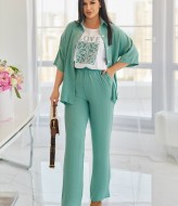 Костюм тройка креп жатка  DOL-370A720