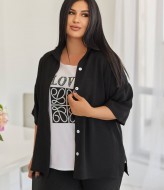 Костюм тройка креп жатка  DOL-370A720