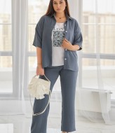 Костюм тройка креп жатка  DOL-370A720