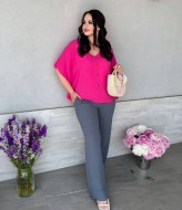 Блуза свободного кроя DOL-363A350