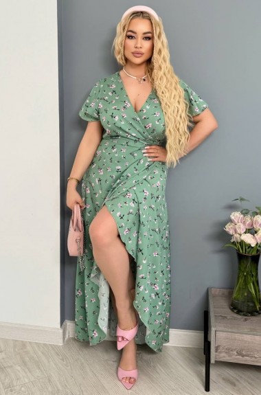 Платье штапель длинное  ACHK-1964.1A450