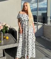 Длинное платье в пол летнее PRAT-2287A490