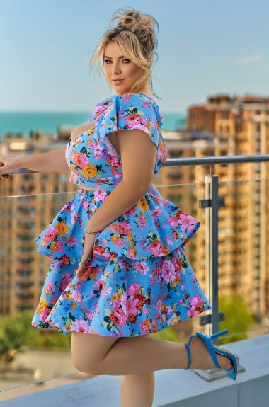 Яркий летний костюм YM-7084.299A26