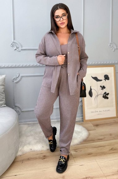 Костюм женский вельветовый NJ-KG-4927.24A700 Костюм женский вельветовый NJ-KG-4927.24A700