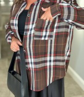 Рубашка клетчатая женская AB-1814A14