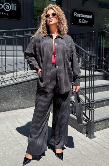 Льняной женский костюм AB-1815A21