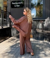 Льняной женский костюм AB-1815A21