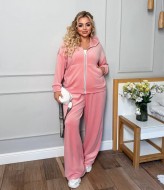 Велюровый костюм двойка  AB-1817A20