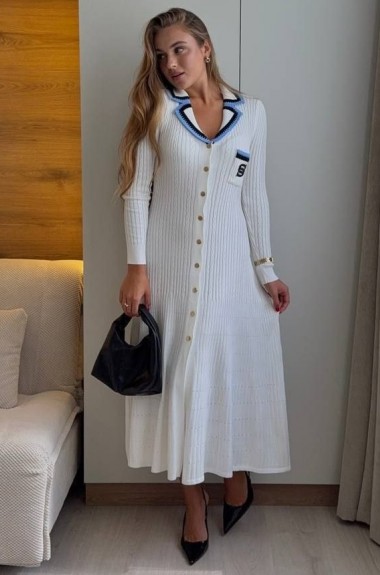 Трикотажное платье LEG-8579A32.5 Трикотажное платье LEG-8579A32.5
