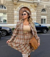 Костюм юбка и рубашка  ET-8910A700