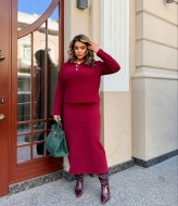 Теплый костюм с юбкой  ET-749A600