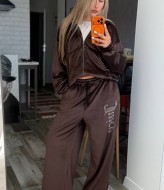 Велюровый спортивный костюм RAB-748A859