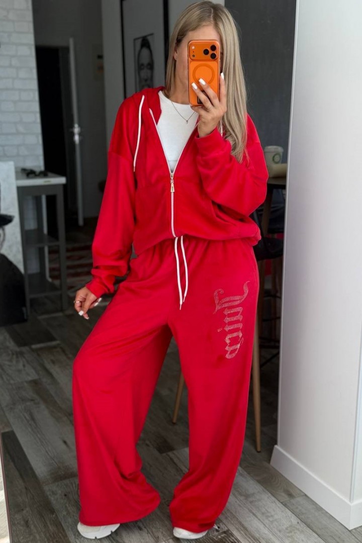 Велюровый спортивный костюм RAB-748A859