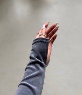 Велюровое платье BLO-836A370