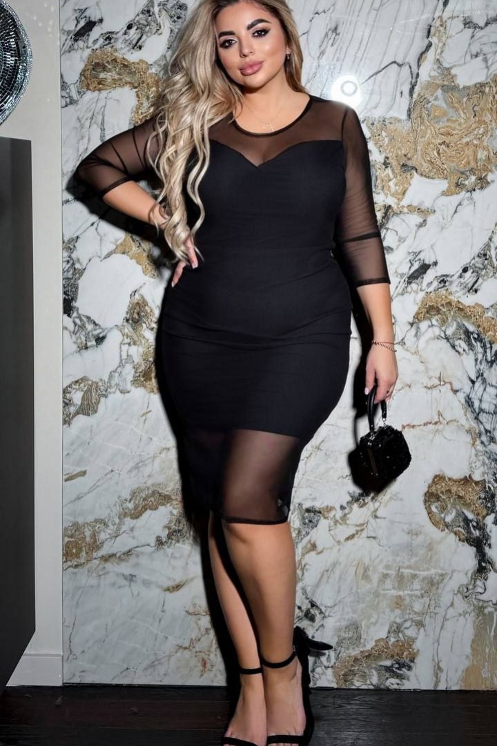 Праздничное платье приталенного покроя AD-7875.1A420