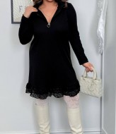 Теплое платье покроя трапеция AD-7878.1A450