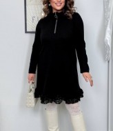 Теплое платье покроя трапеция AD-7878.1A450