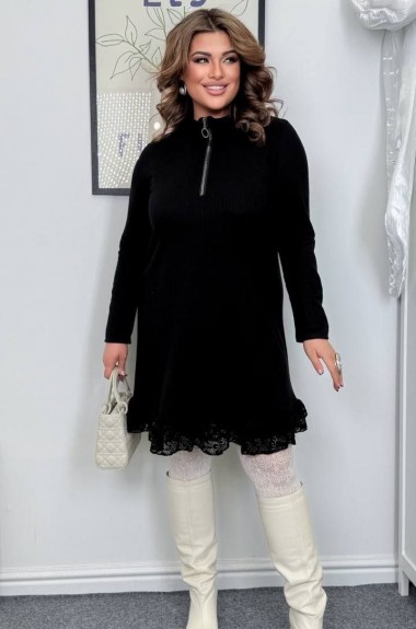 Теплое платье покроя трапеция AD-7878.1A450