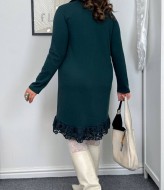 Теплое платье покроя трапеция AD-7878.1A450