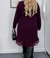 Теплое платье покроя трапеция AD-7878.1A450