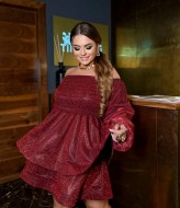 Блестящее платье VW-1559A760