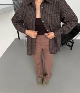 Рубашка в мелкую клетку женская  BB-022A550